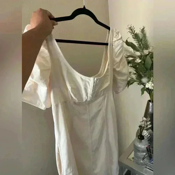 NWT FREE PEOPLE Cheyenne Denim Mini Dress - Size Small - 100% Cotton - Picture 13 of 13